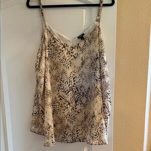Torrid Beige and Brown Animal Print Camisole